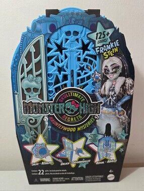 Monster High Skulltimate Secrets Hauntlywood Mysteries Doll, Frankie Stein NIB